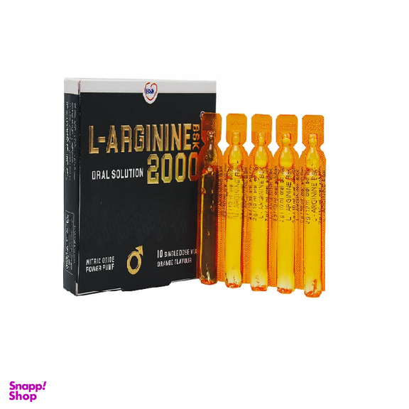 قرص ال آرژینین بی اس کی (L Arginine BSK) بنیان سلامت کسری طعم پرتقال بسته 10 عدد