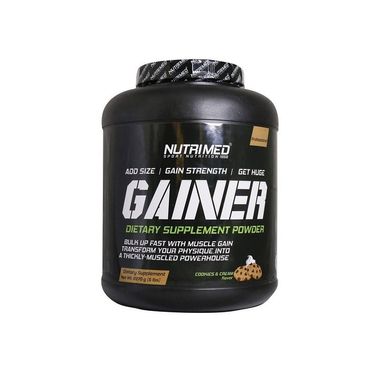 پودر گینر (Gainer) نوتریمد طعم کرم و بیسکوییت حجم 2270 گرم