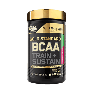 پودر گلد استاندارد بی سی ای ای (Gold Standard BCAA) اپتیموم نوتریشن طعم پانچ میوه حجم 280 گرم