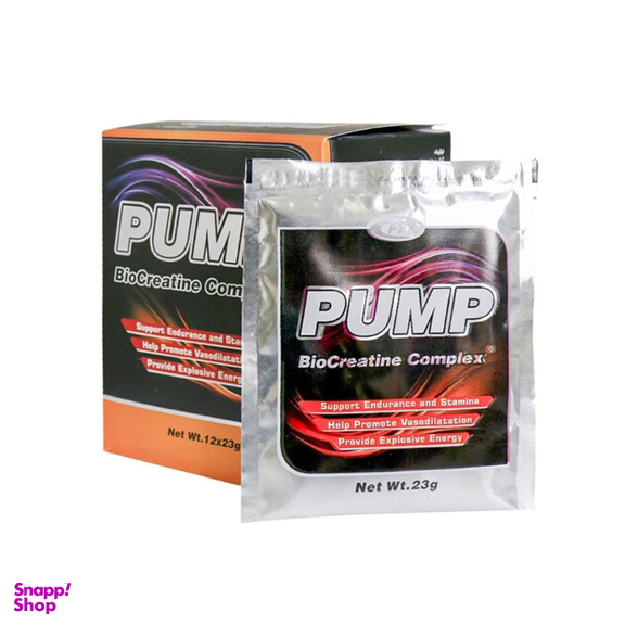 پودر پمپ بیوکراتین کمپلکس (Pump BioCreatine Complex) پی ان سی طعم هندوانه بسته 12 عدد
