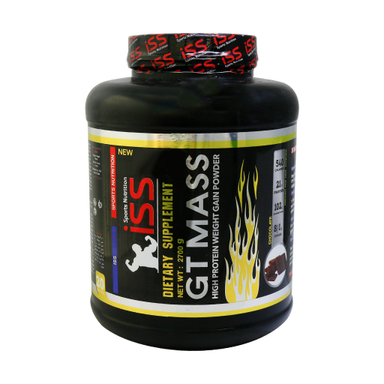 پودر جی تی مس (GT Mass) آی اس اس طعم شکلات حجم 2700 گرم
