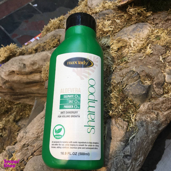 شامپو بدون سولفات مکس لیدی (Max Lady) حاوی آلویه‌ ورا حجم 500 میلی لیتر