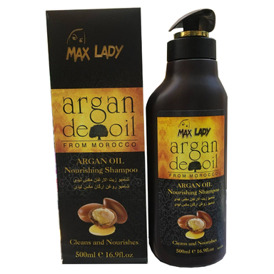 شامپو آرگان مکس لیدی (Max Lady) حجم 500 میلی لیتر