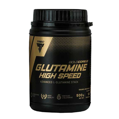 پودر گلوتامین های اسپید گلد کر لاین (Gold Core Line Glutamine High Speed) ترک نوتریشن طعم گیلاس انگور سیاه حجم 500 گرم