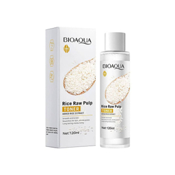 تونر بایو آکوا (BioAqua) مدل Rice Raw Pulp حجم 120 میلی لیتر