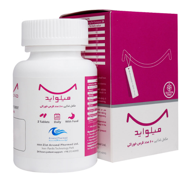 قرص مولتی ویتامین میلواید (Myeloaid) اروند فارمد بسته 60 عددی