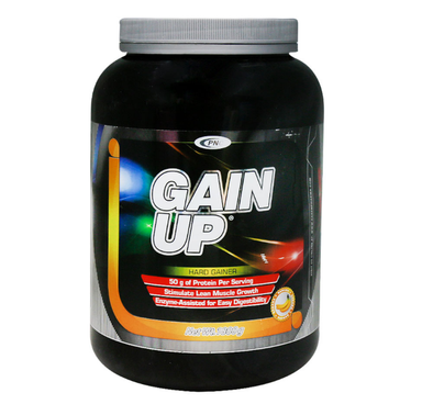 پودر گین آپ بزرگسالان (Gain UP Hard Gainer) پی ان سی طعم موزی وزن 1800 گرم