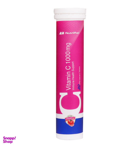 قرص جوشان ویتامین سی 1000 میلی گرم (Vitamin C 1000 mg 20) نوتری پاد بسته 20 عددی