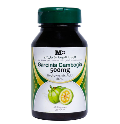کپسول گارسینیا کامبوجیا 500 میلی گرمی (Garcinia Cambogia 500 mg) ام پلاس بسته 60 عددی