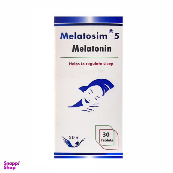 قرص ملاتونین 5 میلی گرم (Melatonin 5 mg) سیمرغ دارو عطار بسته 30 عددی