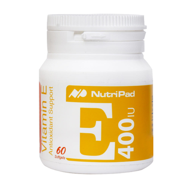 سافت ژل ویتامین ای 400 واحدی (Vitamin E 400 IU) نوتری پاد بسته 60 عددی