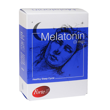 قرص ملاتونین 3 میلی گرم فورت ای (Melatonin 3 mg Forte E) سمر طب درمان بسته 60 عددی