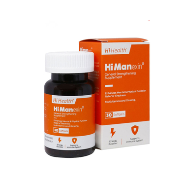 سافت ژل های منکسین (Hi Manexin) های هلث بسته 30 عددی