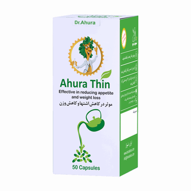 کپسول اهورا تین (Ahura Thin) اهورا دارو بسته 50 عددی