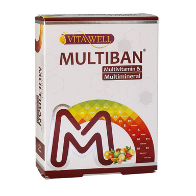 کپسول مولتی بان (Multiban) ویتاول بسته 30 عددی