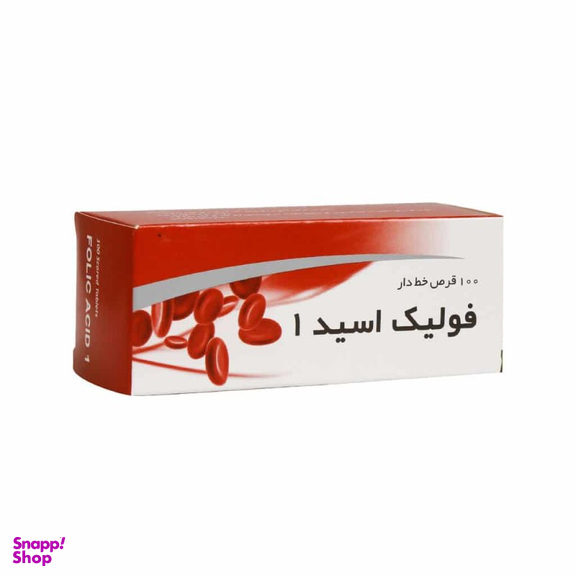 قرص فولیک اسید روز دارو بسته 100 عددی