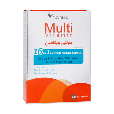 کپسول مولتی ویتامین دایونیکس فارما (Dayonix Pharma) بسته 30 عددی