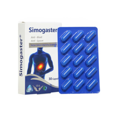کپسول نفخ و سوی هاضمه سیموگاستر (Simogaster) سیمرغ دارو عطار بسته 30 عددی
