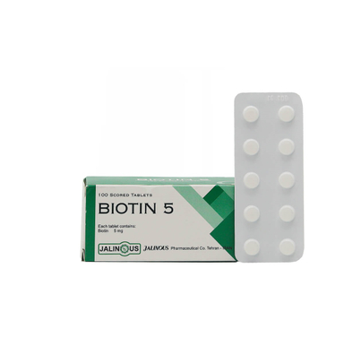 قرص بیوتین 5 (Biotin 5) جالینوس بسته 100 عددی