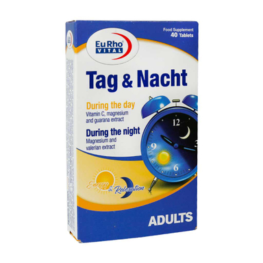 قرص تنظیم خواب تگ و نخت (Tag And Nacht) یورو ویتال بسته 40 عددی
