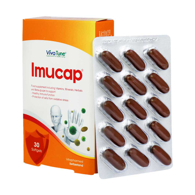سافت ژل سیستم ایمنی ایموکپ (Imucap) ویوا تیون بسته 30 عددی