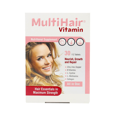قرص مولتی هیر ویتامین (Multi Hair Vitamin) فارمد سلامت سینا بسته 30 عددی