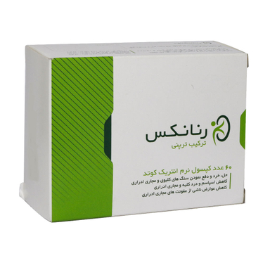 کپسول سنگ کلیه و عفونت ادراری رنانکس (Renanex) کارنیک دارو بسته 60 عددی