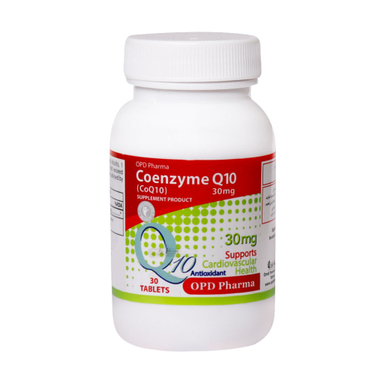 قرص کوآنزیم کیوتن (Coenzyme Q10) او پی دی فارما بسته 30 عددی