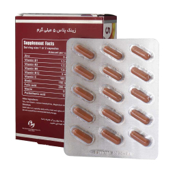 کپسول زینک پلاس 5 میلی گرمی (Zinc Plus 5 mg 30) ویتاول بسته 30 عددی