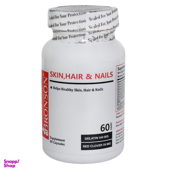 کپسول مکمل پوست مو و ناخن هیر اسکین اند نیلز (Skin Hair and Nails) برونسون