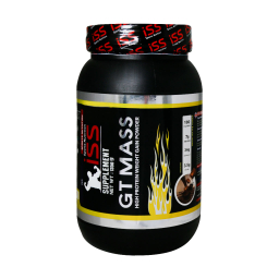 پودر جی تی مس (GT Mass) آی اس اس طعم شکلاتی حجم 1350 گرم
