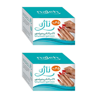 پد لاک پاک کن ناژه (Najeh) مدل بدون آستون بسته 2 عددی