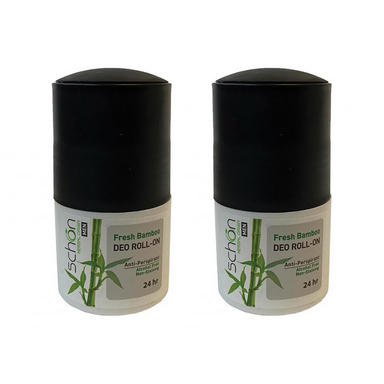 رول ضد تعریق مردانه شون (Schon) مدل Fresh Bamboo حجم 50 میلی‌ لیتر بسته 2 عددی