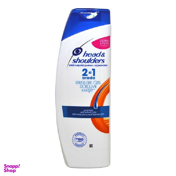 شامپو مو ضد ریزش مردانه هد اند شولدرز (Head & Shoulders) حجم 300 میلی لیتر