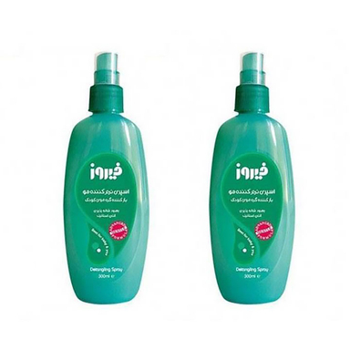 اسپری نرم کننده مو کودک فیروز (Firooz) مدل آنتی استاتیل حجم 300 میلی‌ لیتر بسته 2 عددی
