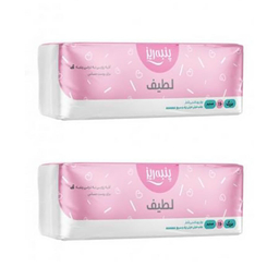 نوار بهداشتی لطیف پنبه ریز (Panberes) ضخیم سایز بزرگ بسته 2 عددی