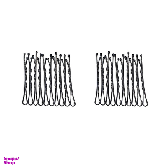سنجاق سر موج دار آرت (Art) کد 66 رنگ مشکی مات بسته 2 عددی