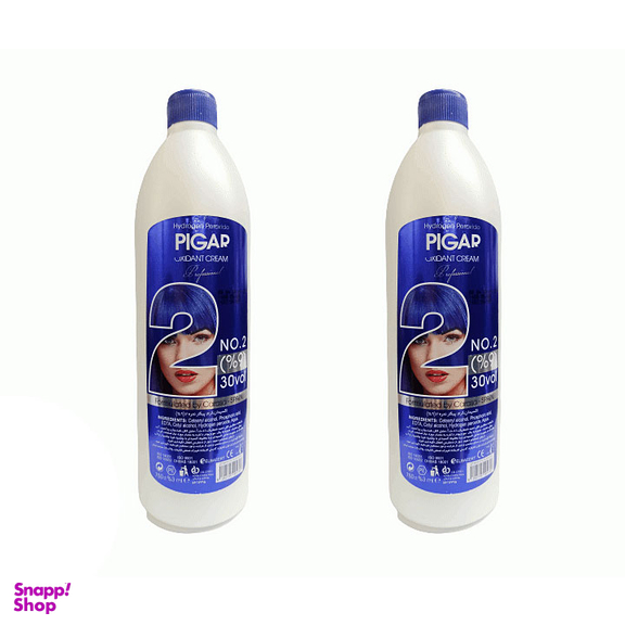 اکسیدان 9% پیگار (Pigar) مدل 02 حجم 150 میلی لیتر بسته 2 عددی