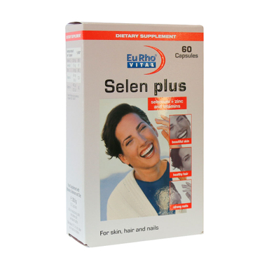 قرص مکمل پوست، مو و ناخن سلن پلاس (Selen Plus) یورو ویتال بسته 60 عددی
