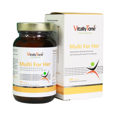 قرص مکمل خانم ها مولتی فور هر (Multi For Her) ویتالی تون بسته 60 عددی