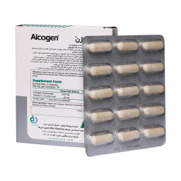 کپسول جوان کننده و ضد چروک آلکوژن (Alcogen) شرکت آریان سنا بسته 30 عددی