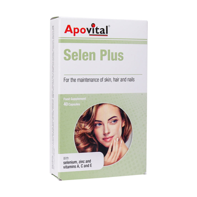 کپسول سلن پلاس (Selen Plus) آپوویتال بسته 40 عددی