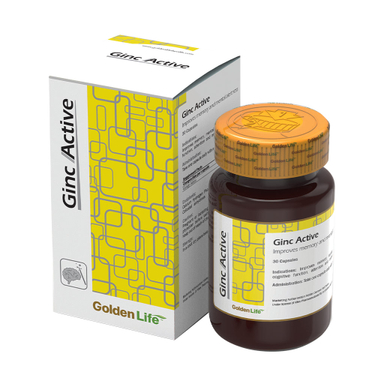 کپسول جینک اکتیو گلدن لایف بسته 30 عددی