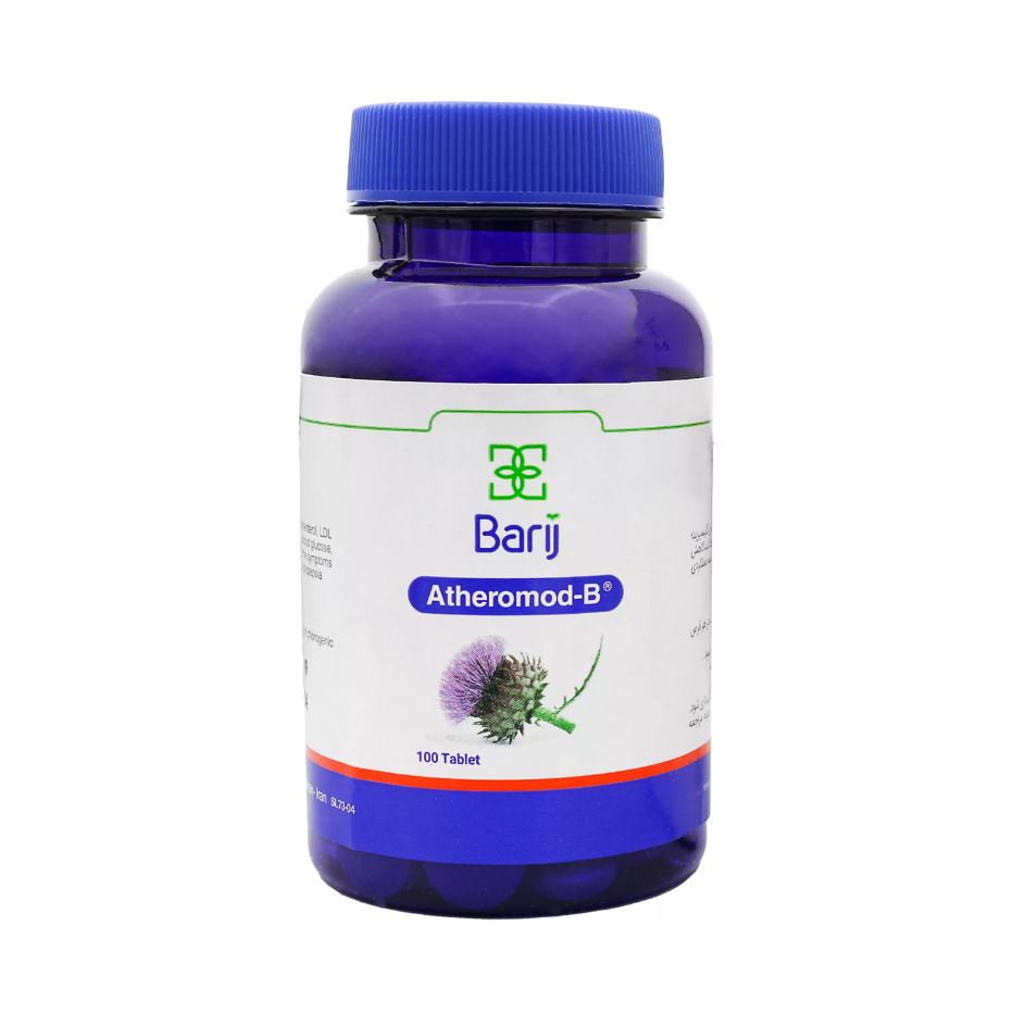 قرص کبد و صفرا آترومد بی (Atheromod B) باریج اسانس بسته 100 عددی