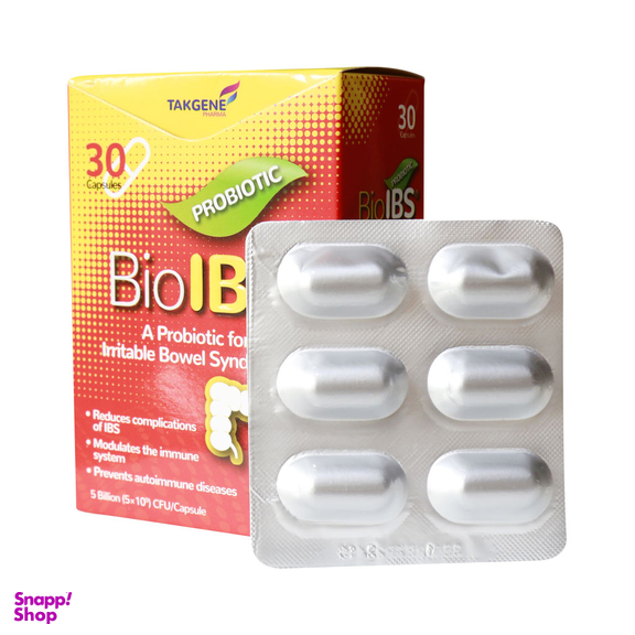 کپسول پروبیوتیک بایو آی بی اس تک ژن فارما بسته 30 عددی