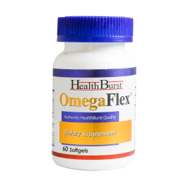 سافت ژل امگا فلکس (Omega Flex) هلث برست بسته 60 عددی
