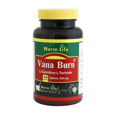 قرص وانابرن (Vana Burn) نورم لایف تعداد 60 عددی