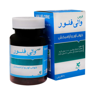 قرص تنظیم خواب والی فلور (Valiflore) شرکت داروسازی نیاک بسته 30 عددی