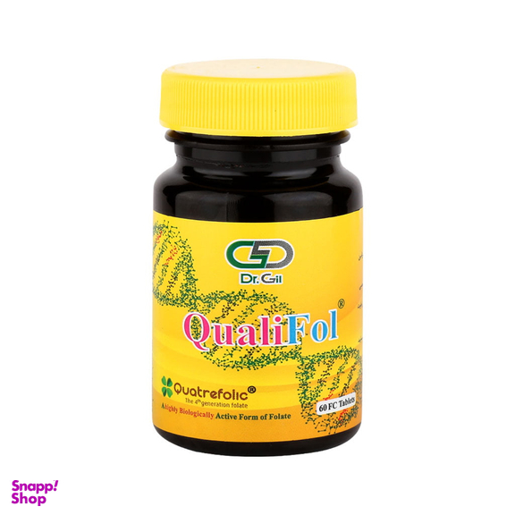 قرص فولیک اسید کوالی فول (Quali Fol) دکتر گیل بسته 60 عددی