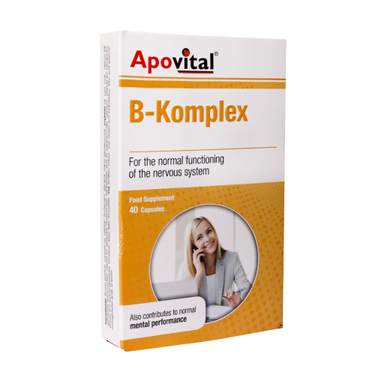 کپسول ب کمپلکس (B Komplex) آپوویتال بسته 40 عددی